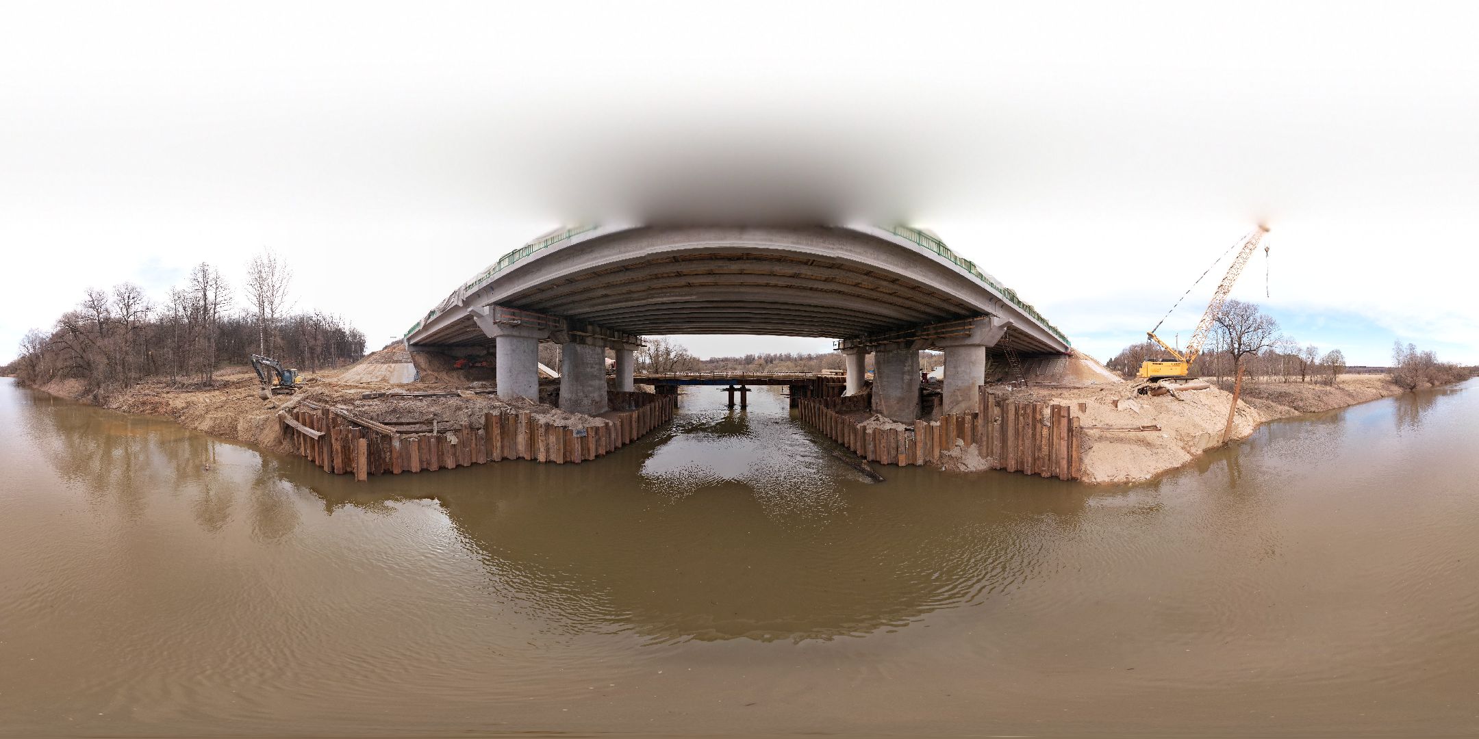 видео с коптера, мост через реку нара, мост в серпухове,