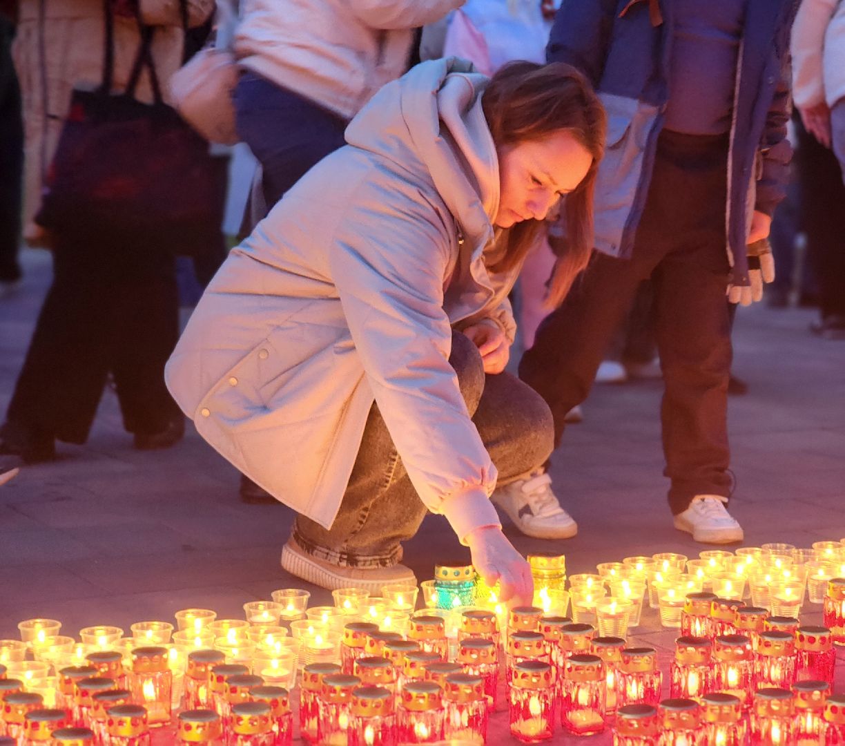 воскресенск, свеча памяти, 80 лет Победы,
