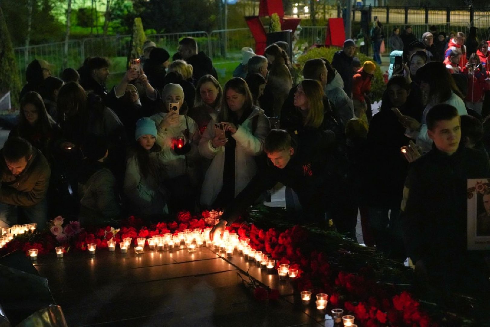 сергиев посад, сергиево-посадский городской округ, память , победа, великая отечественная война, 9 мая, свеча памяти ,
