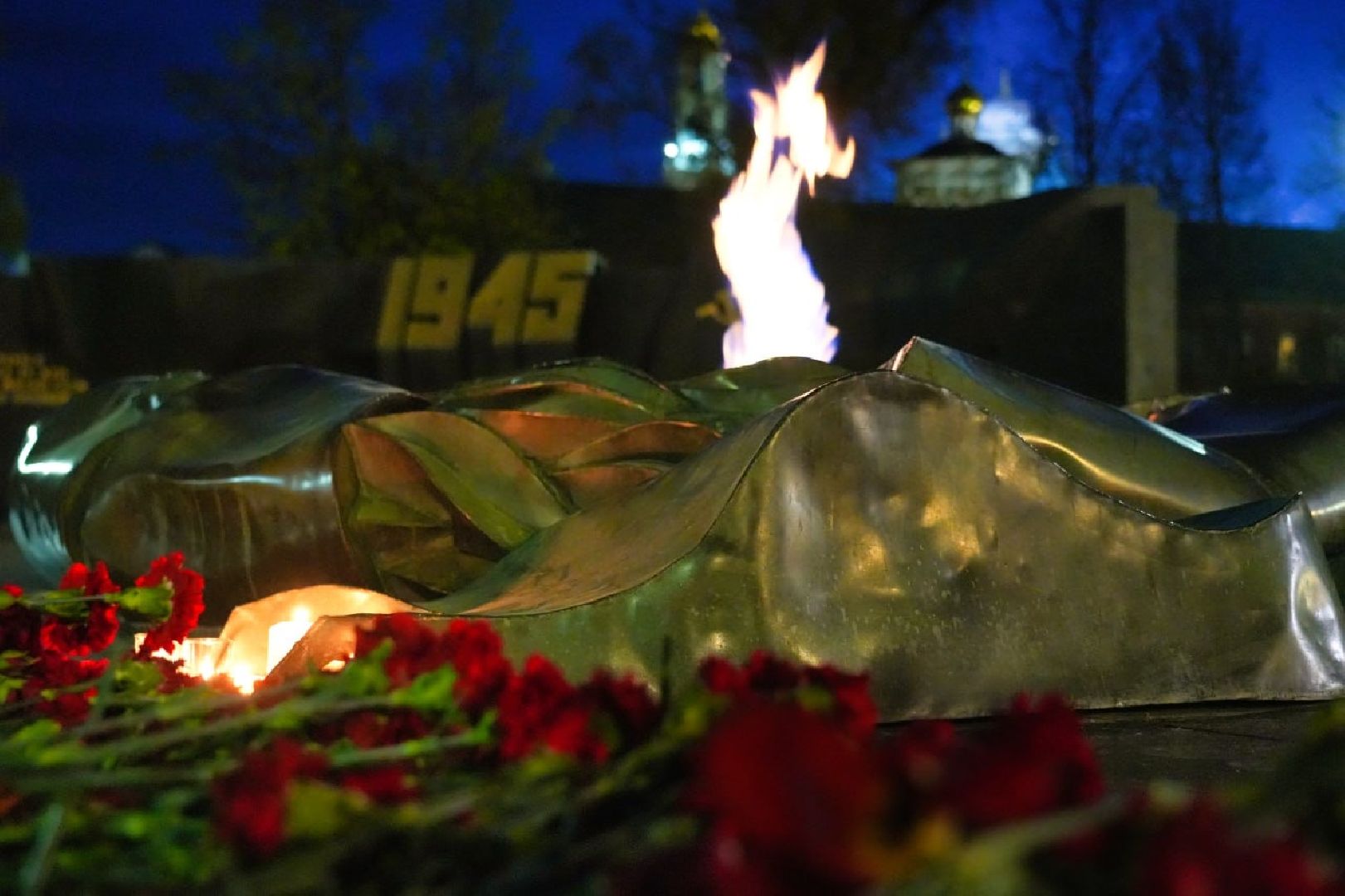 сергиев посад, сергиево-посадский городской округ, память , победа, великая отечественная война, 9 мая, свеча памяти ,