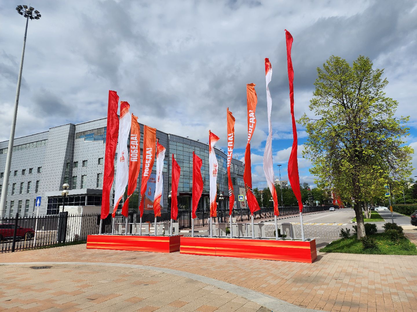 день победы, украшение города, 9 мая,