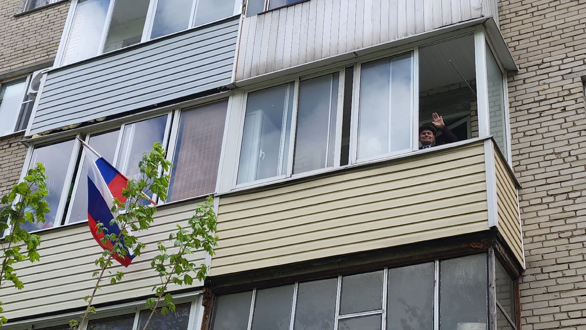 Реутов, великая отечественная война, ветераны, концерт под окнами ветерана, катюша, Сергей Поляков,ВОв,