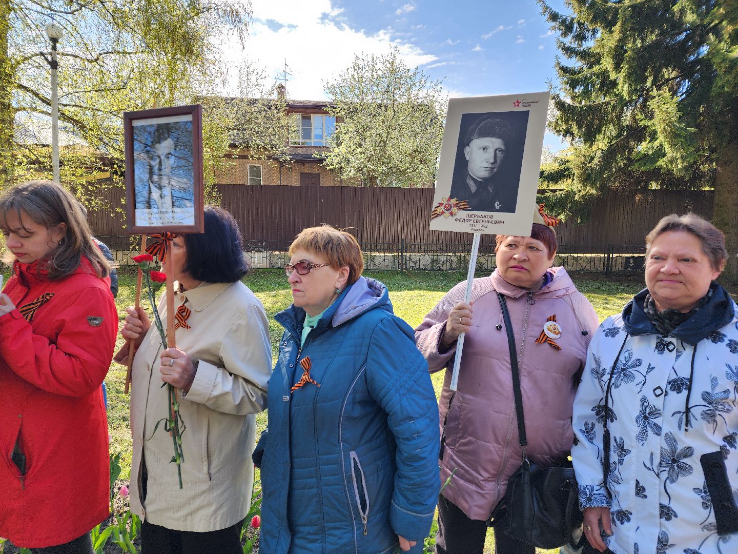 Чехов , микрорайон Венюково , обелиск, мемориал, возложение цветов , День Победы , возложение венков, торжественная церемония,