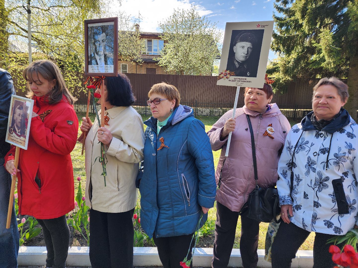 Чехов , микрорайон Венюково , обелиск, мемориал, возложение цветов , День Победы , возложение венков, торжественная церемония,