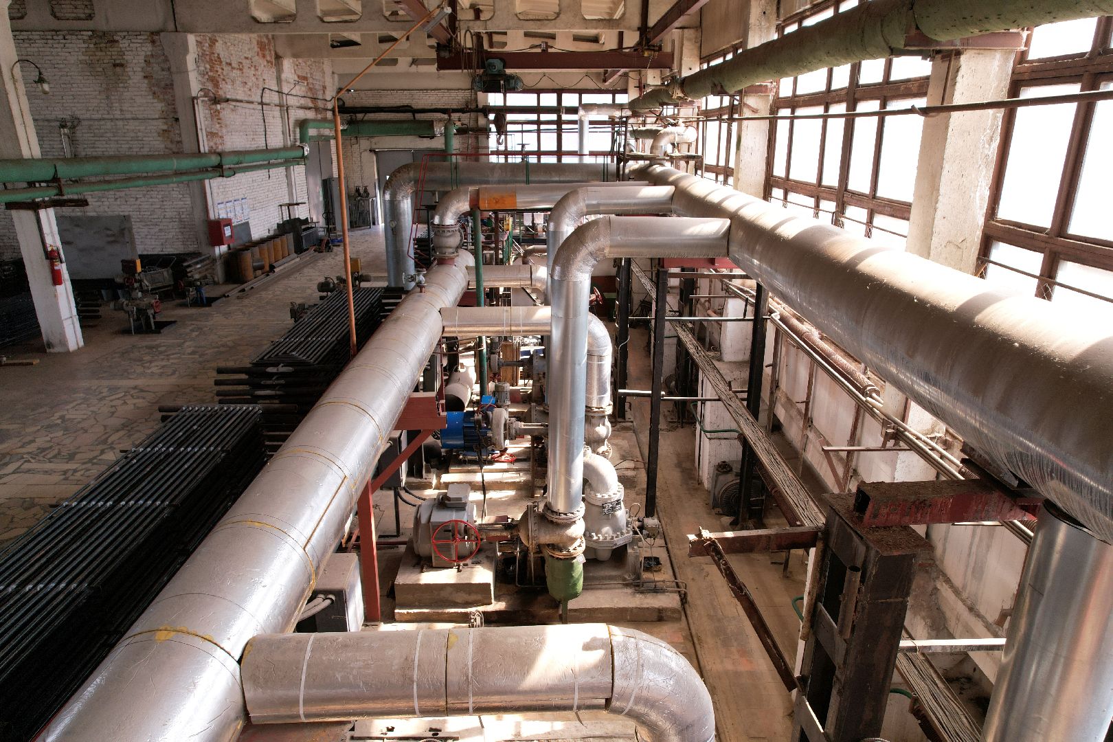 видео с коптера, котельная в пущине,