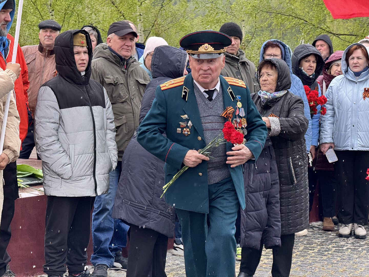 шаховская, 9 мая, день победы, возложение цветов,
