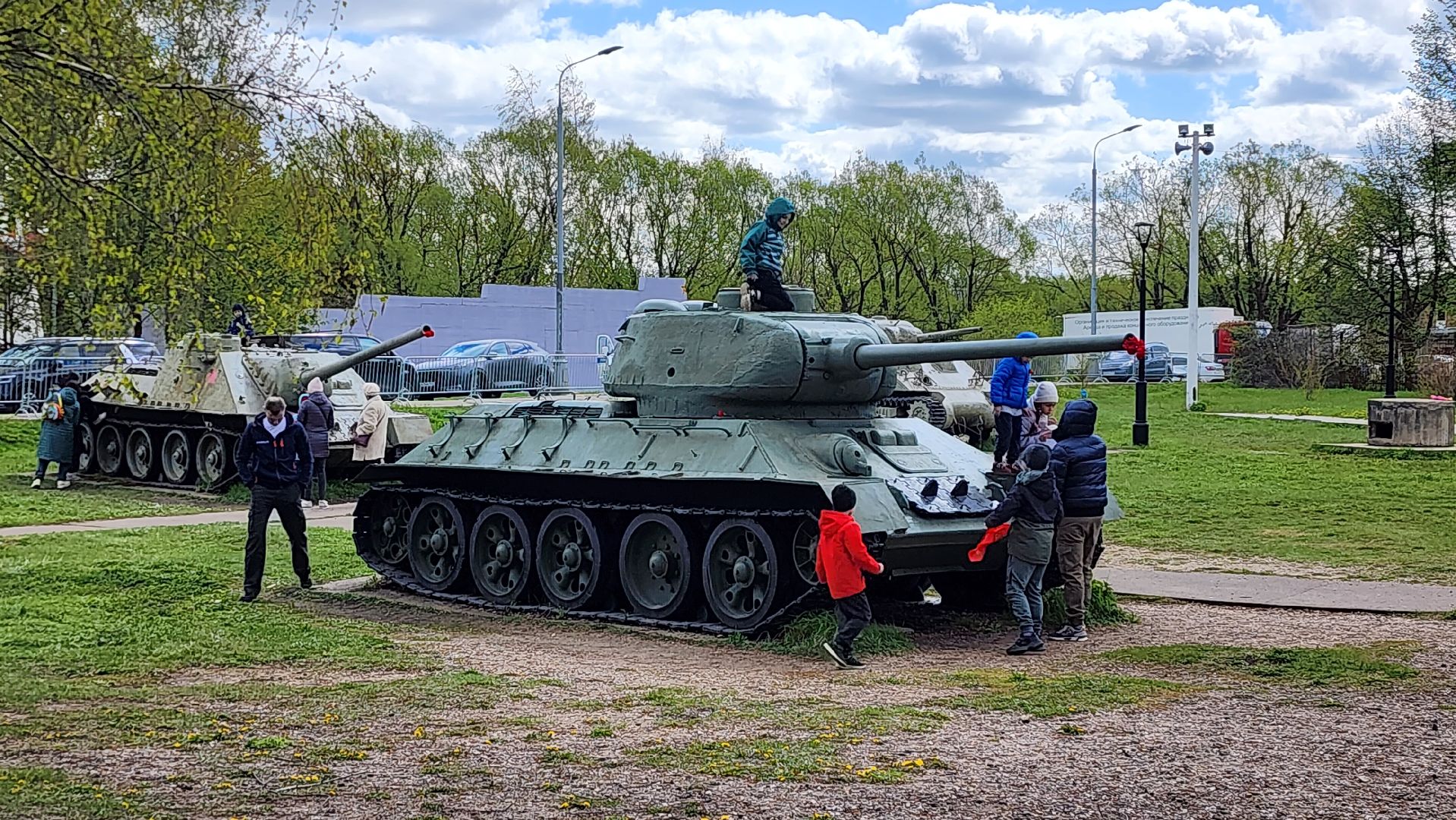 истра, митинг к 9 мая, снегири,