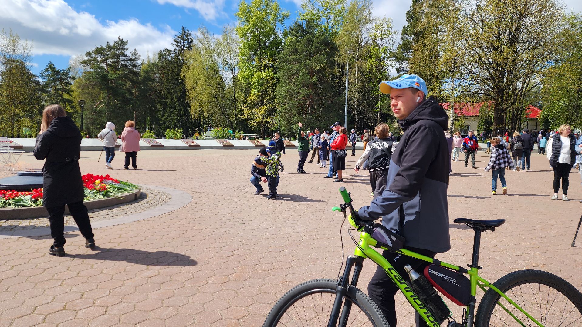 истра, митинг к 9 мая, снегири,