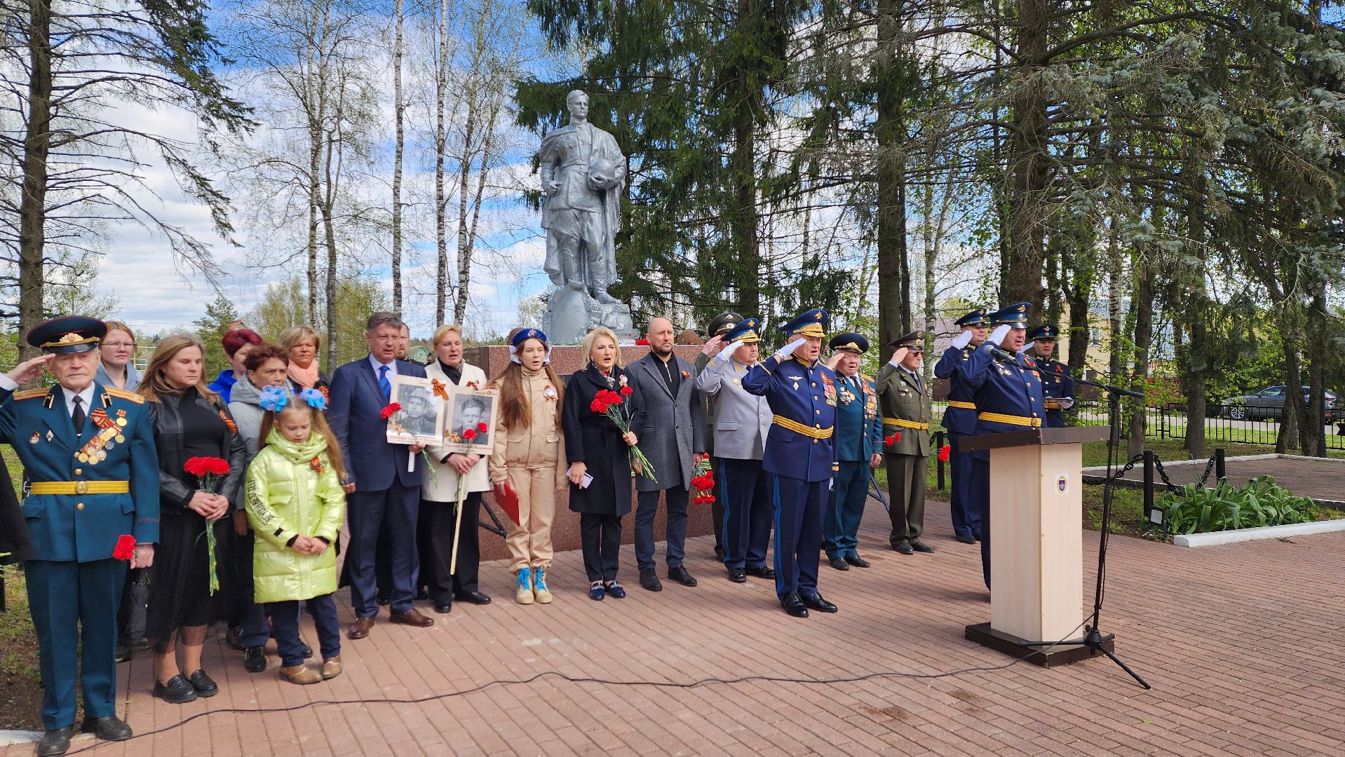 солнечногорск , тимоново, день победы, митинг,
