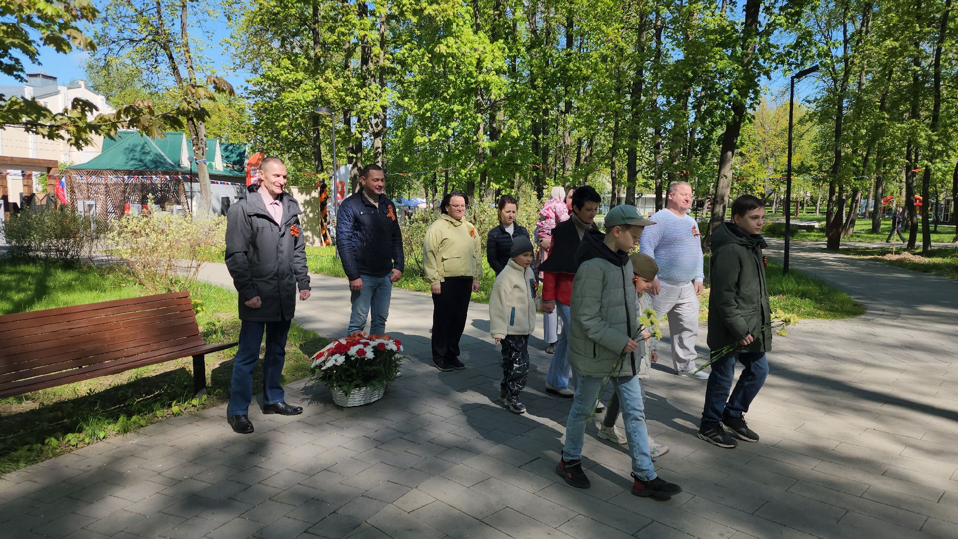 серпухов, парк имени олега степанова, юбилей победы, завод техно в серпухове, вов,