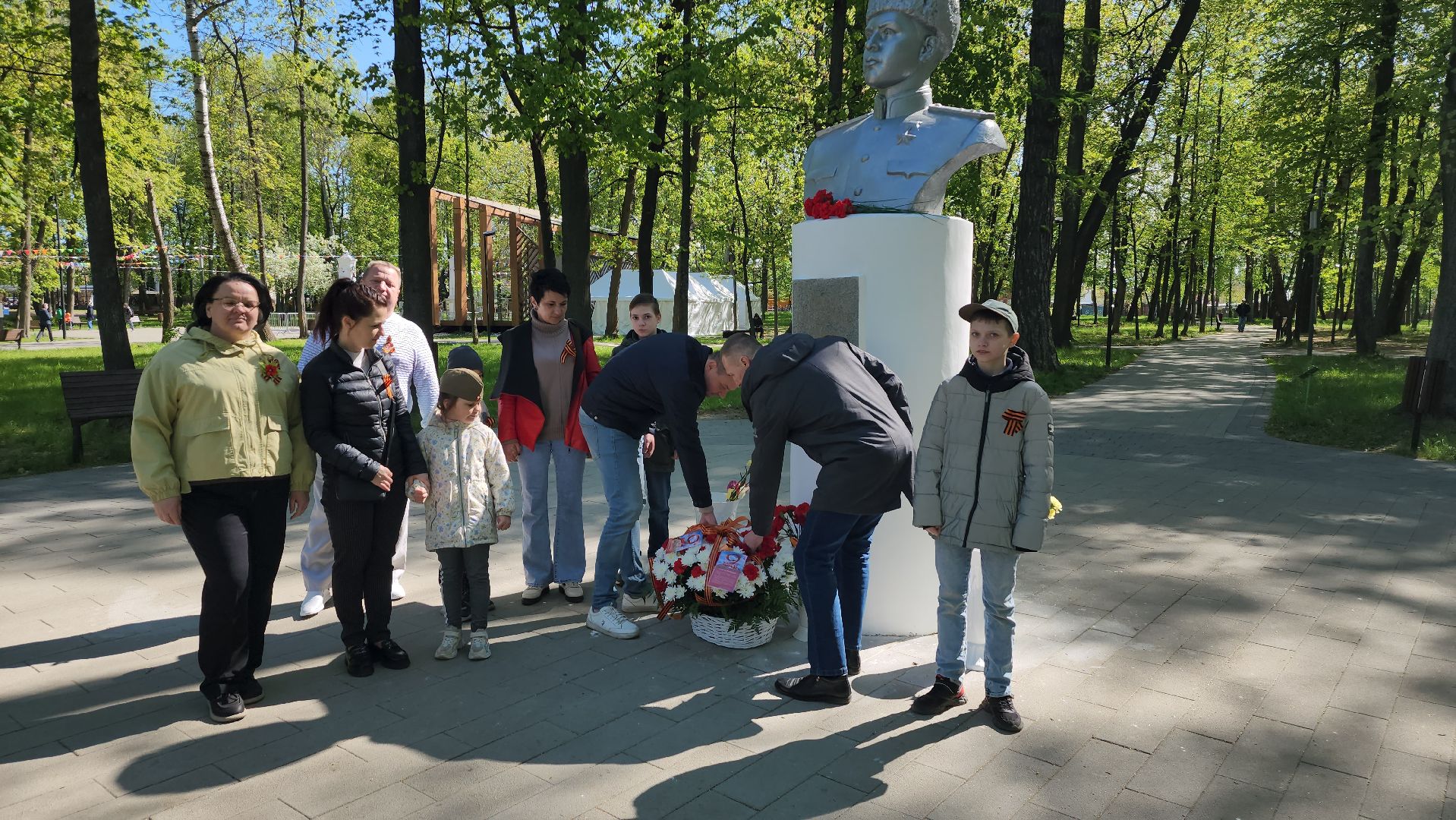 серпухов, парк имени олега степанова, юбилей победы, завод техно в серпухове, вов,