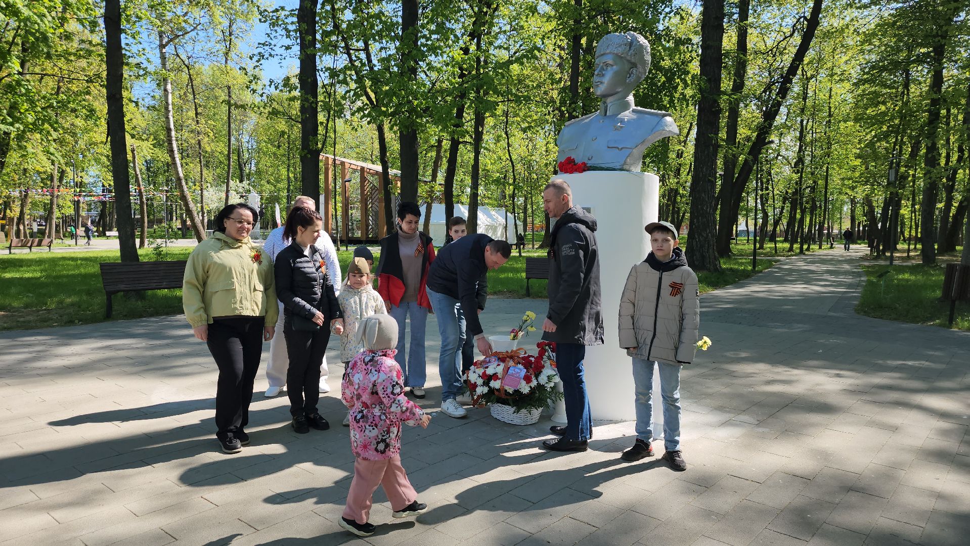 серпухов, парк имени олега степанова, юбилей победы, завод техно в серпухове, вов,