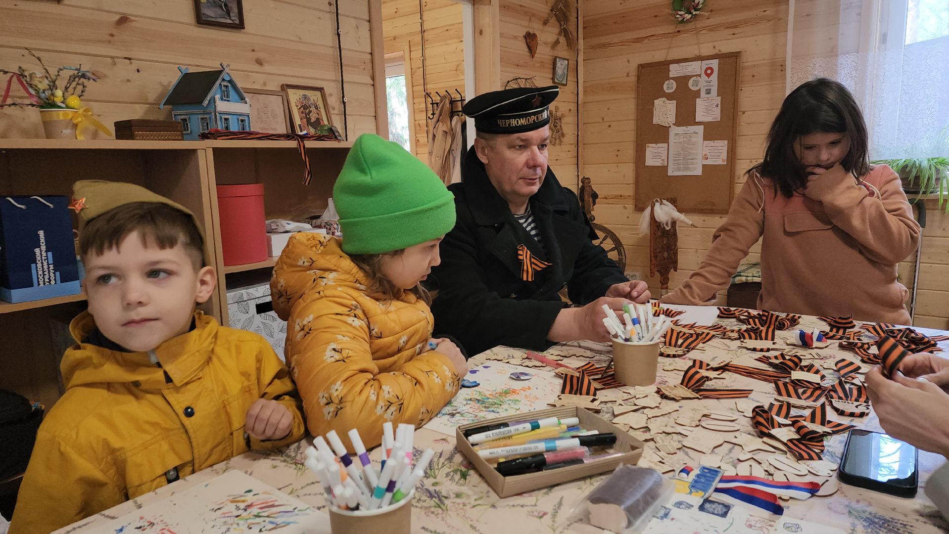 пушкино, день победы, мастер-класс, экопарк, дети, голубь мира, георгиевская лента,вертикалки,