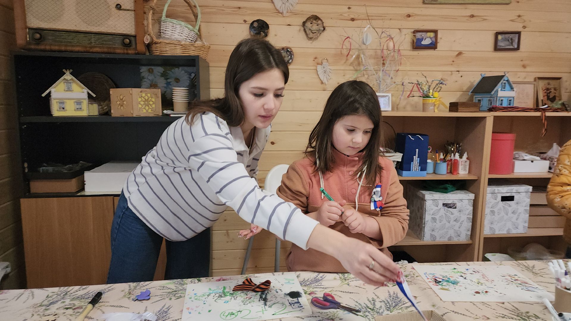 пушкино, день победы, мастер-класс, экопарк, дети, голубь мира, георгиевская лента,вертикалки,