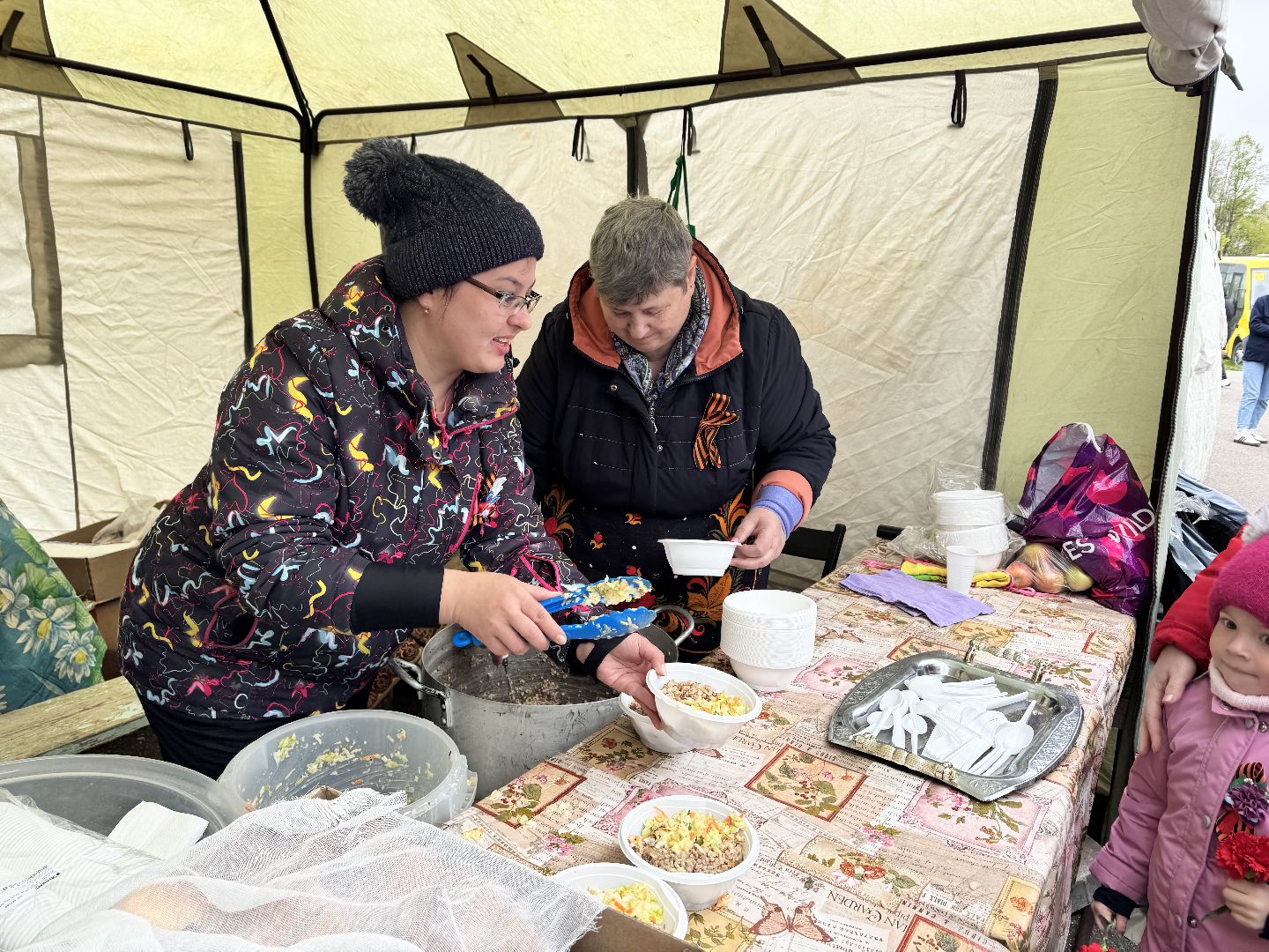 шаховская, полевая каша, полевая кухня,  9 мая, день победы,