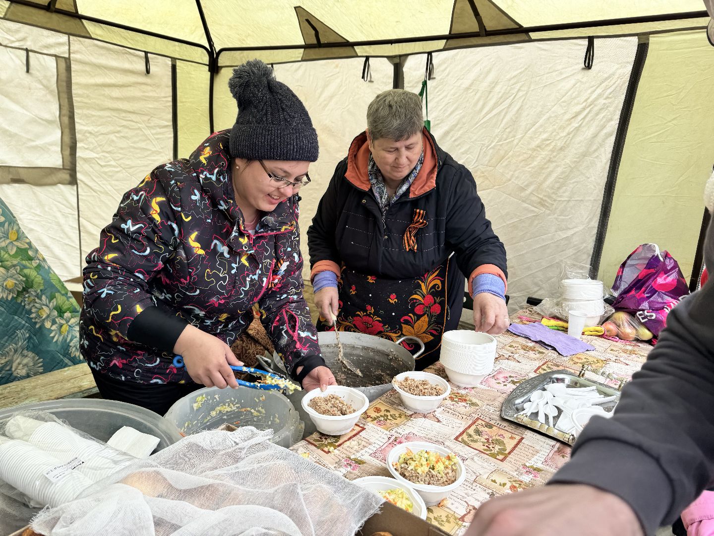 шаховская, полевая каша, полевая кухня,  9 мая, день победы,