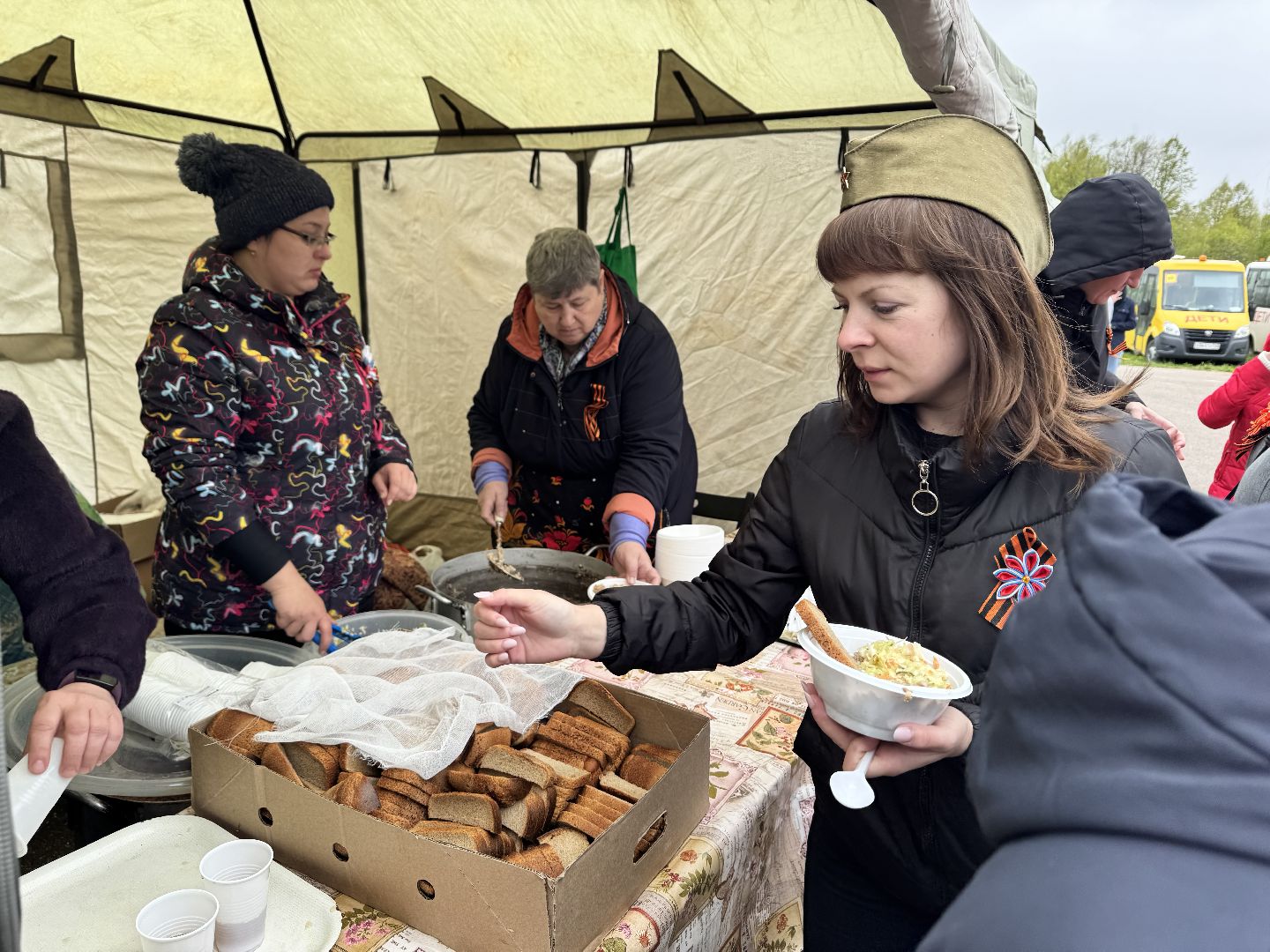 шаховская, полевая каша, полевая кухня,  9 мая, день победы,