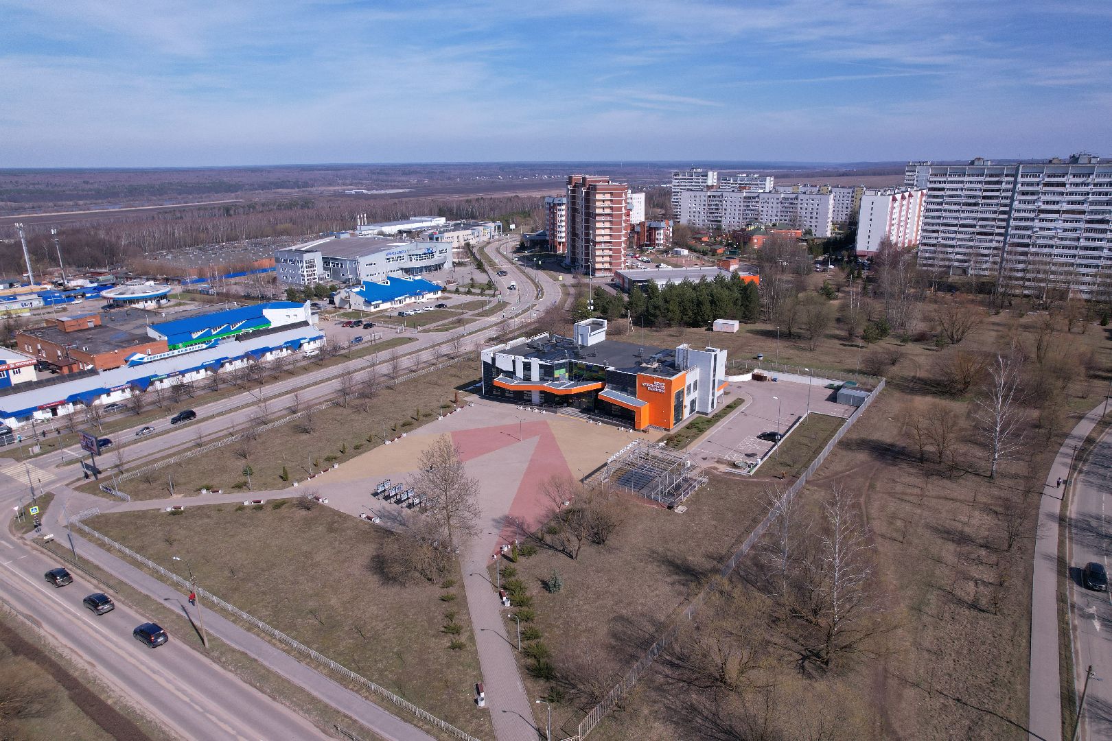 видео с коптера, центр культурного развития вертикаль,