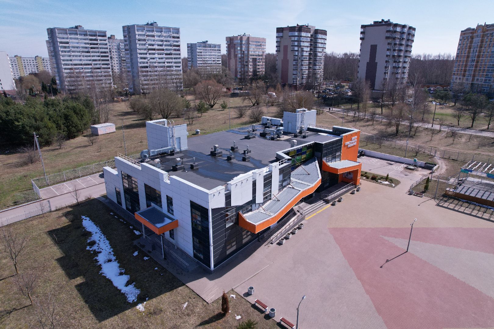 видео с коптера, центр культурного развития вертикаль,