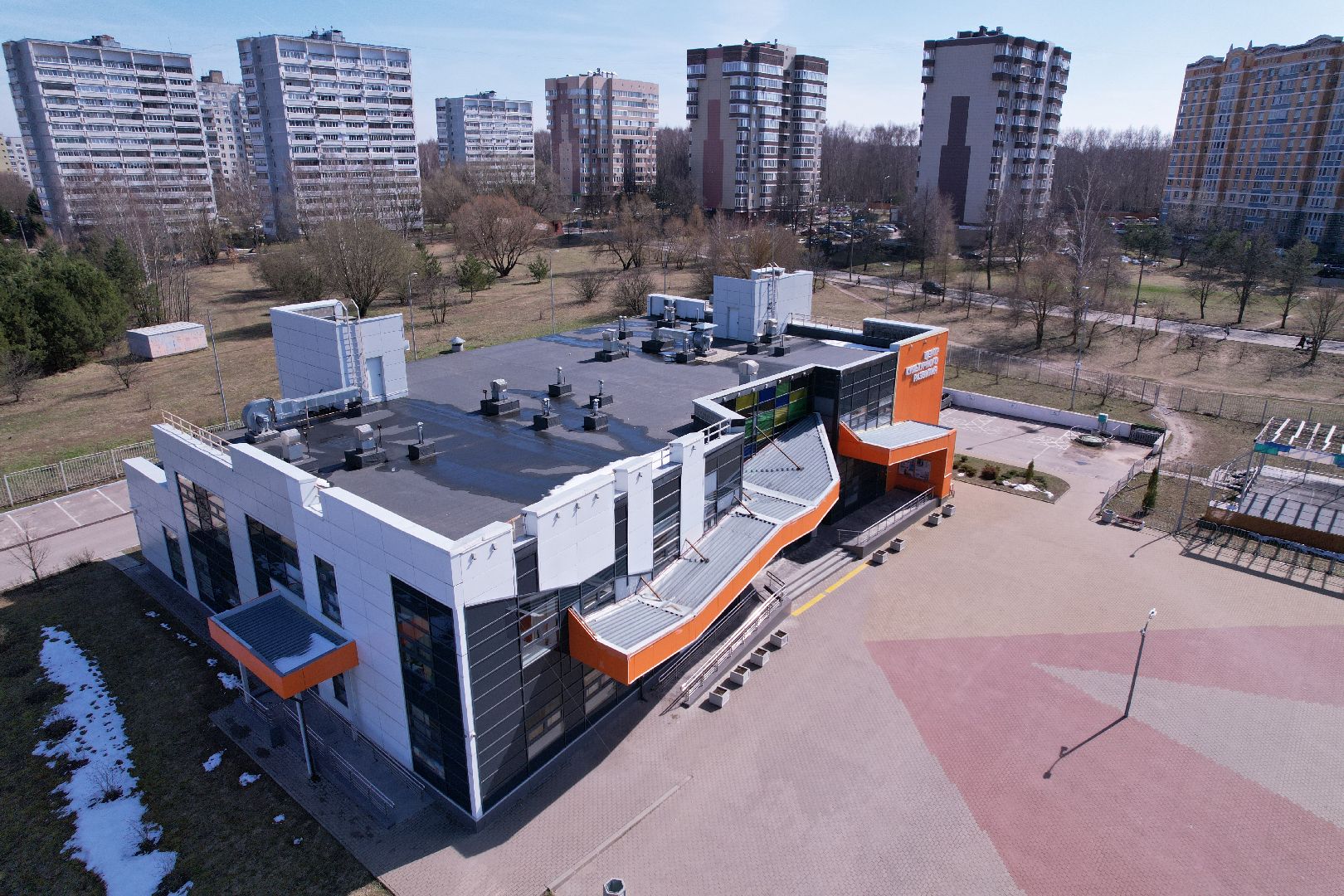 видео с коптера, центр культурного развития вертикаль,