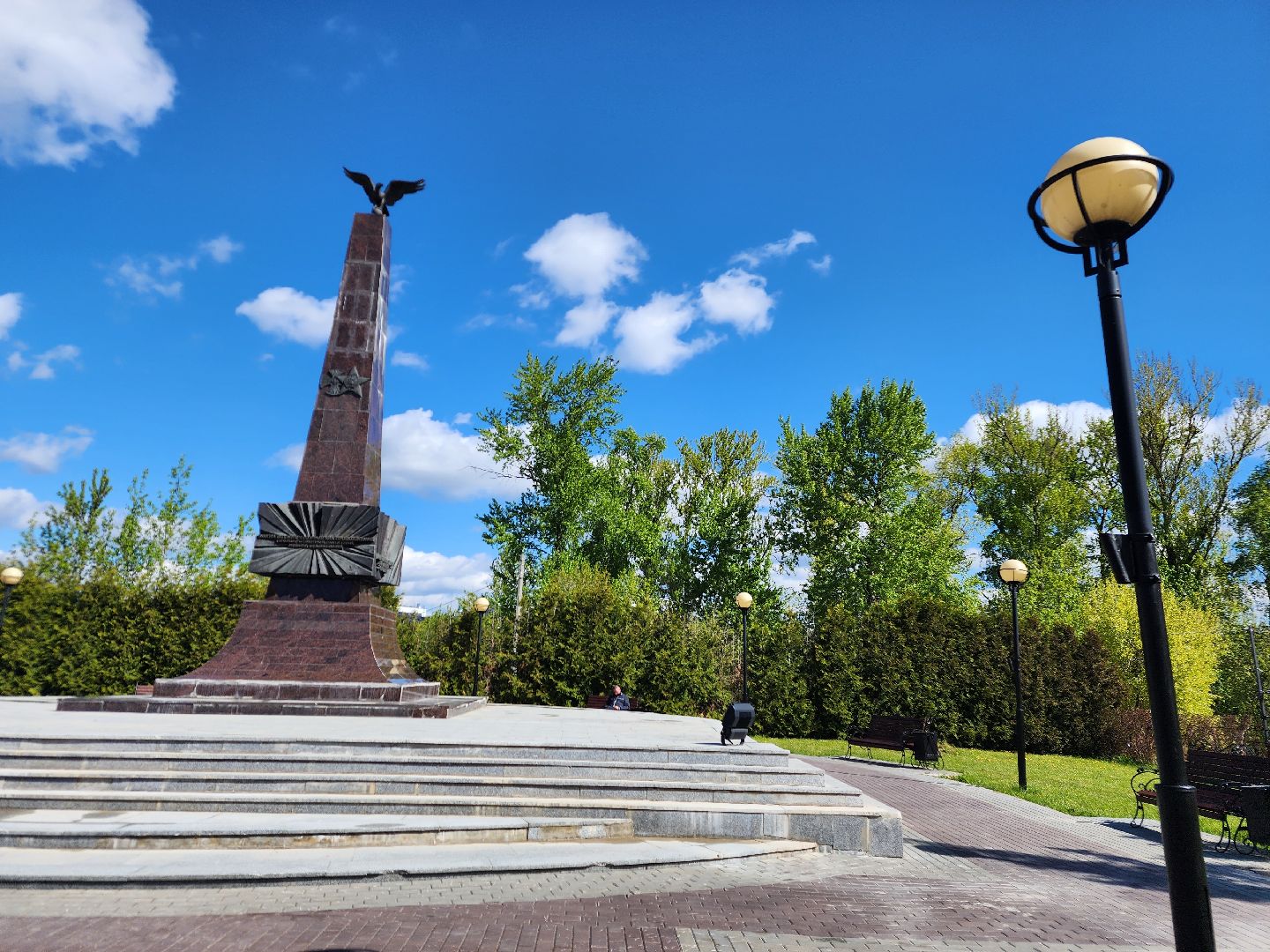 фрязино, возложение цветов, 80-летие великой победы, мемориал,