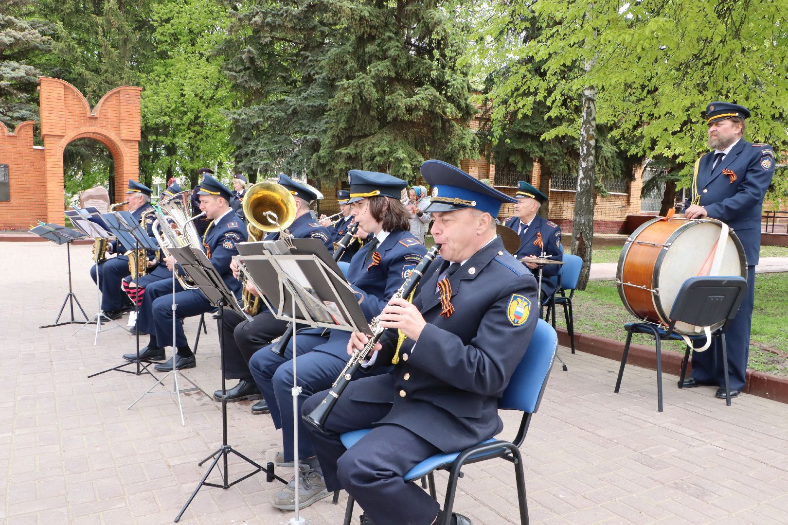 серебряные пруды, возложение, 9 мая, 80 лет победе,мемориал героям Великой Отечественной войны,