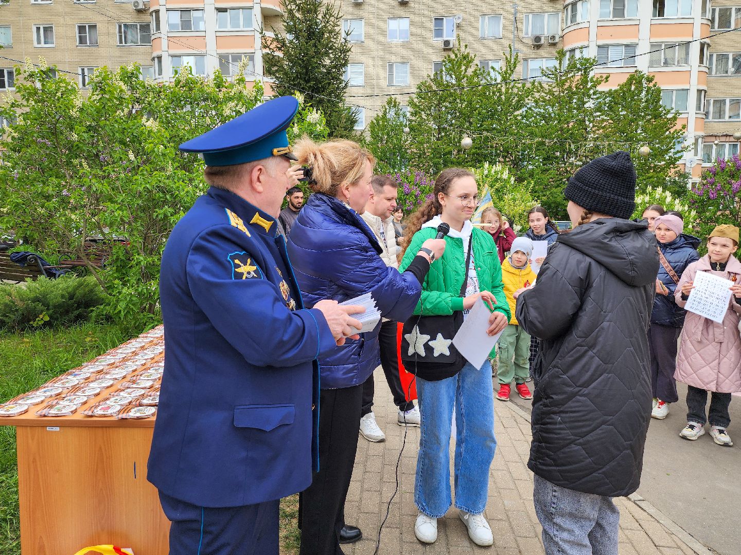Подольск, День Победы, Праздник во дворе, 80 лет победе,