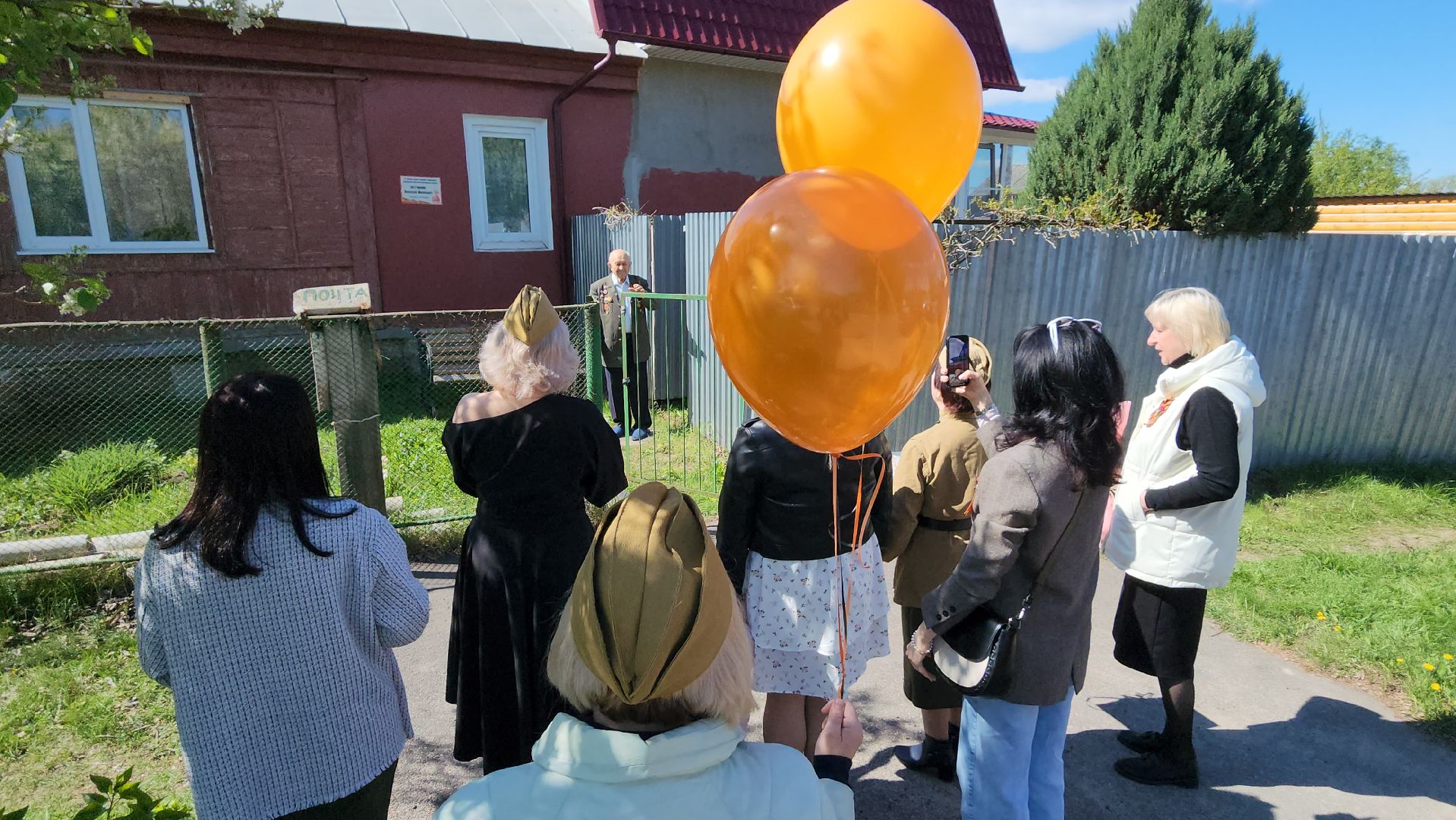 серпухов, ветеран вов николай ветчинин, юбилей победы, волонтеры серпухова, улица школьная,