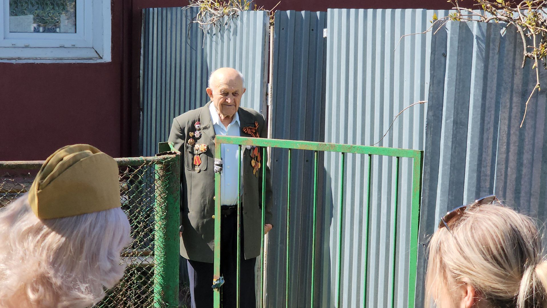 серпухов, ветеран вов николай ветчинин, юбилей победы, волонтеры серпухова, улица школьная,