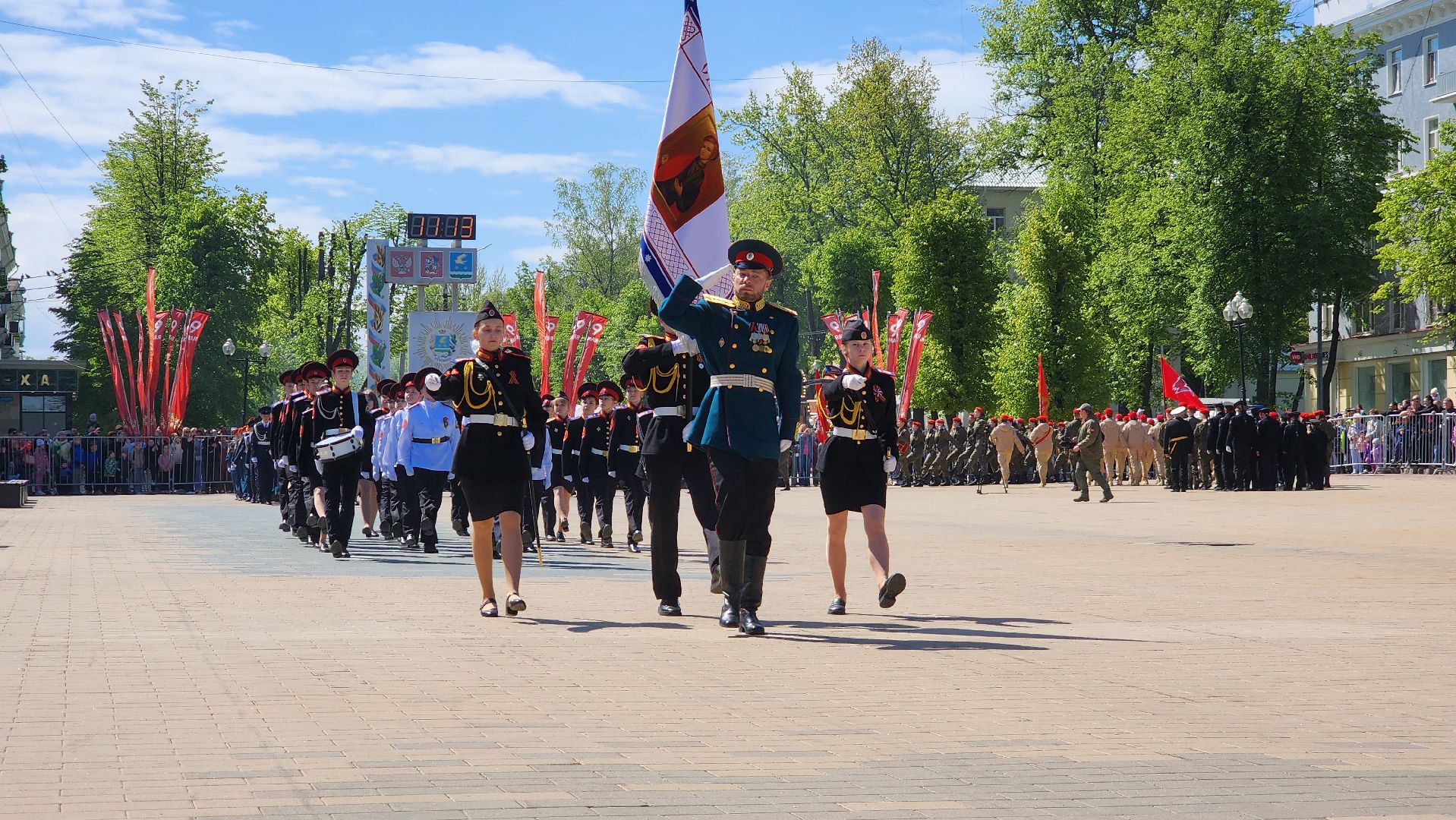 ступино, день победы, парад победы,