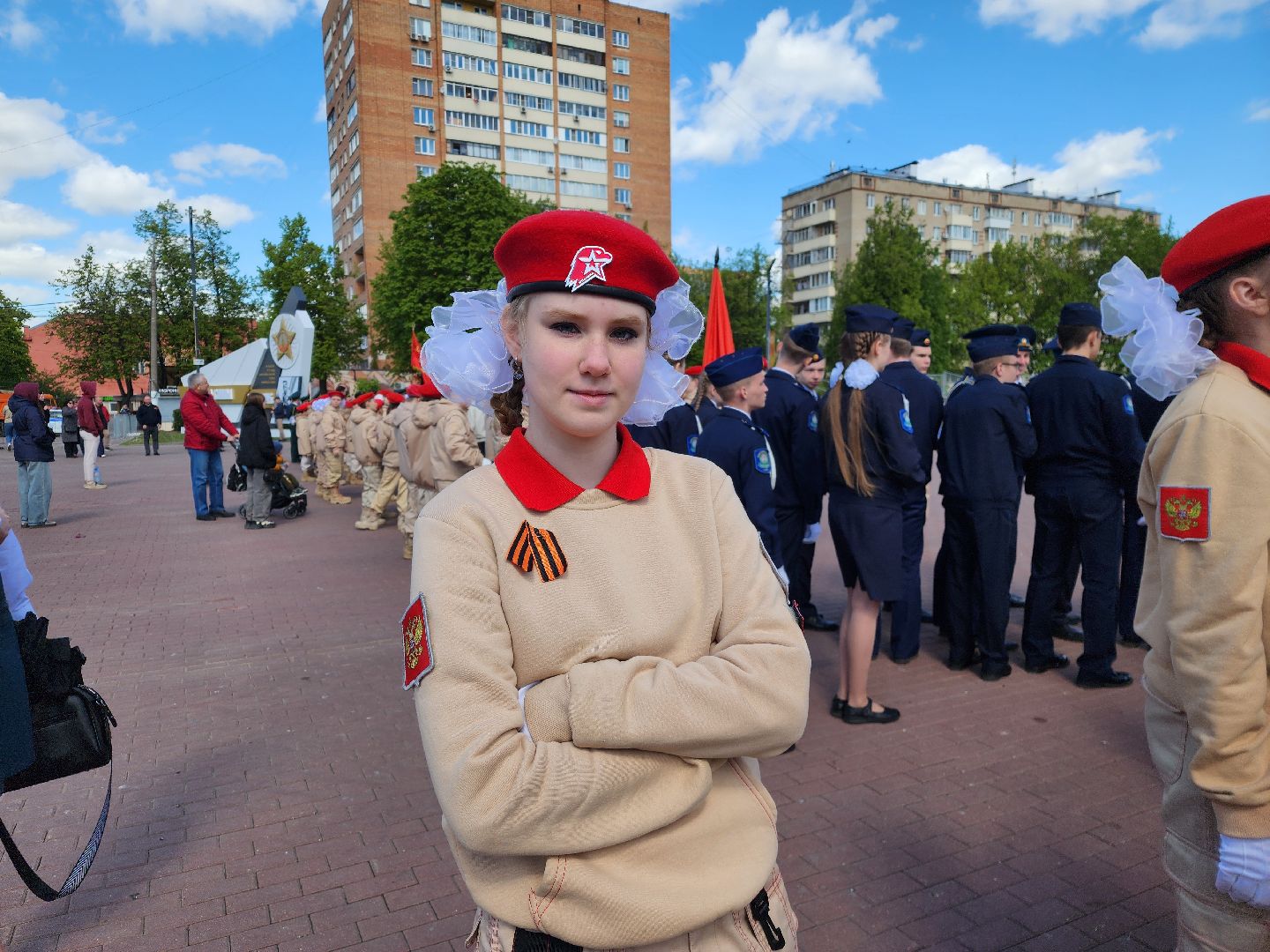 подольск, юнармейцы, День Победы ,