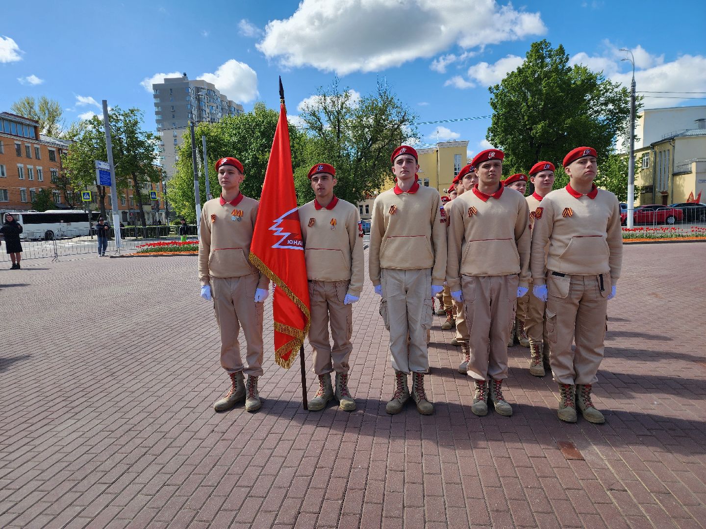 подольск, юнармейцы, День Победы ,