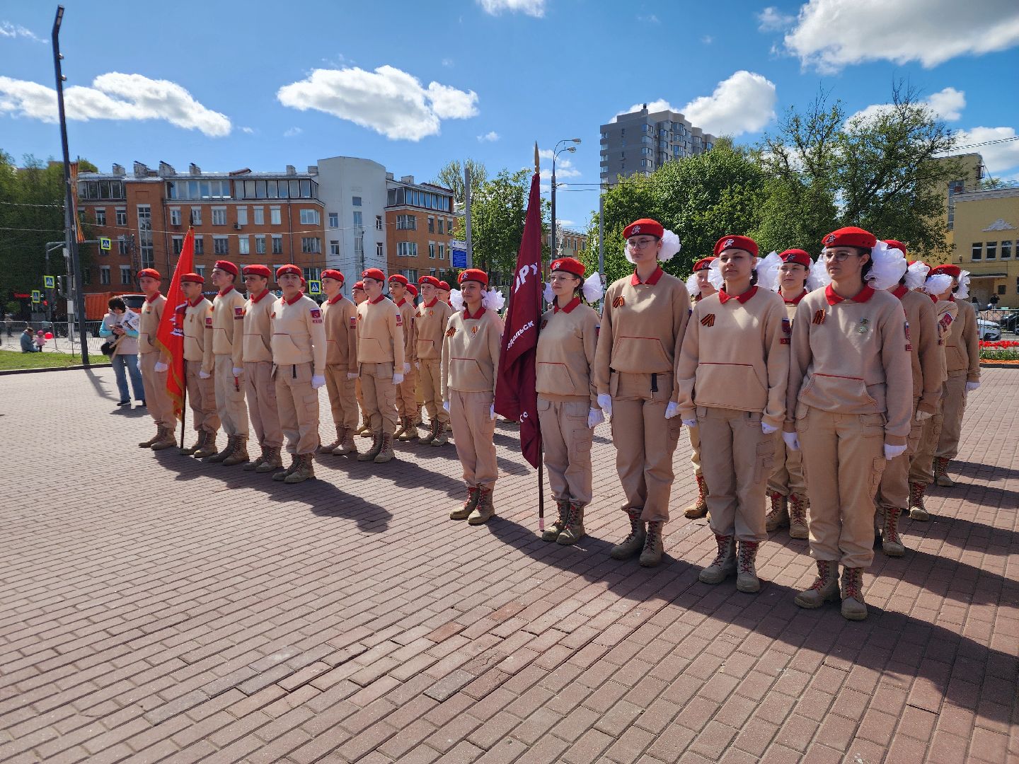 подольск, юнармейцы, День Победы ,