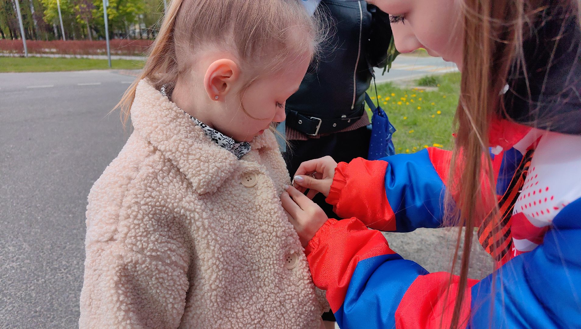 георгиевская лента, акция, аллея, 9 мая,