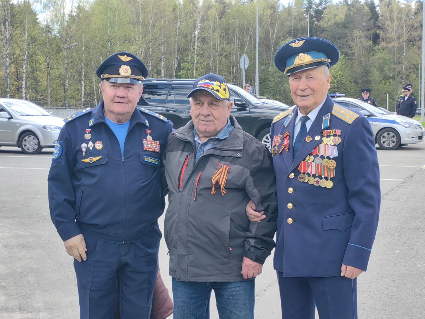 георгиевская лента, акция, аллея, 9 мая,