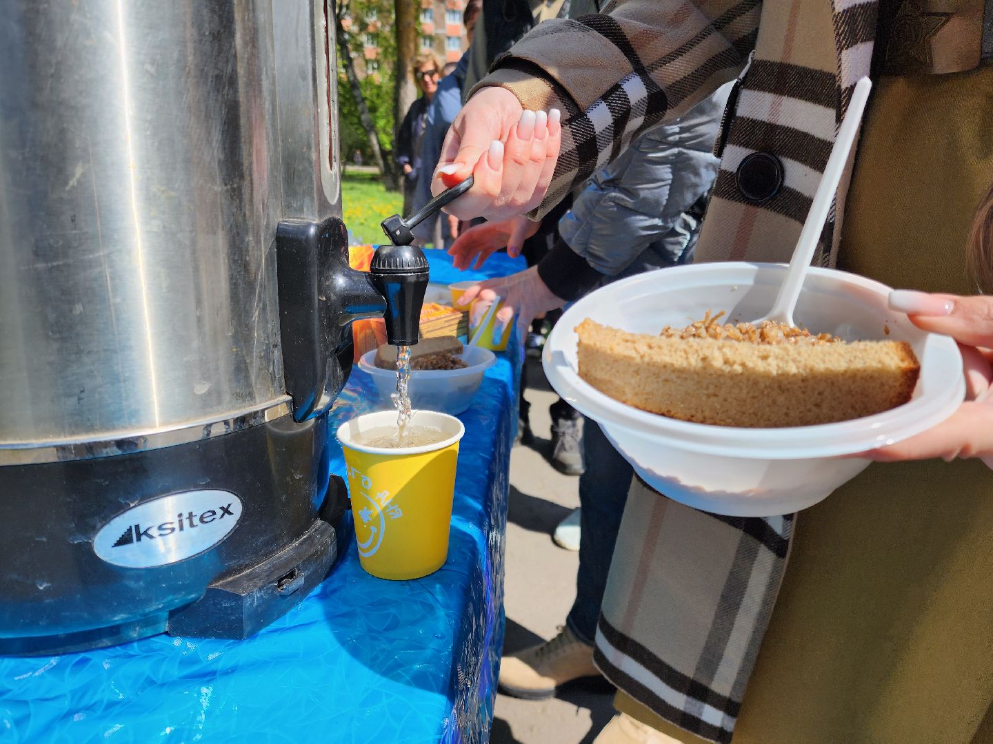 Ногинск , Жители , Общество , день победы, Парк,  полевая кухня,