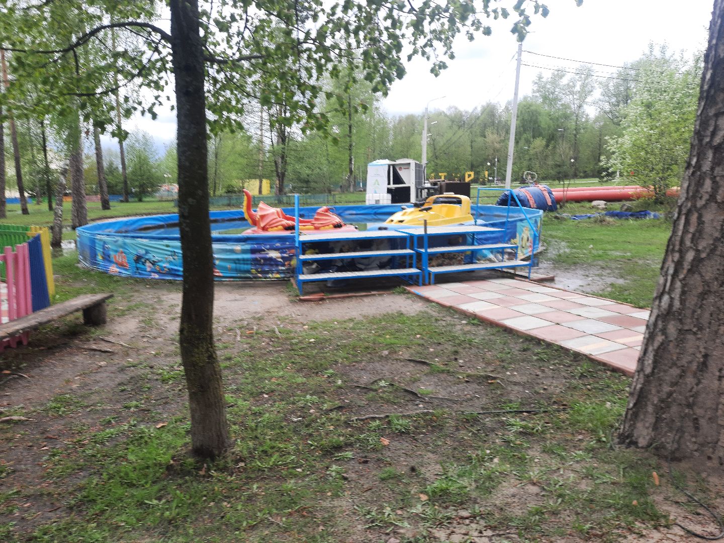 Шатура, парк, им. Гагарина, аттракционы
