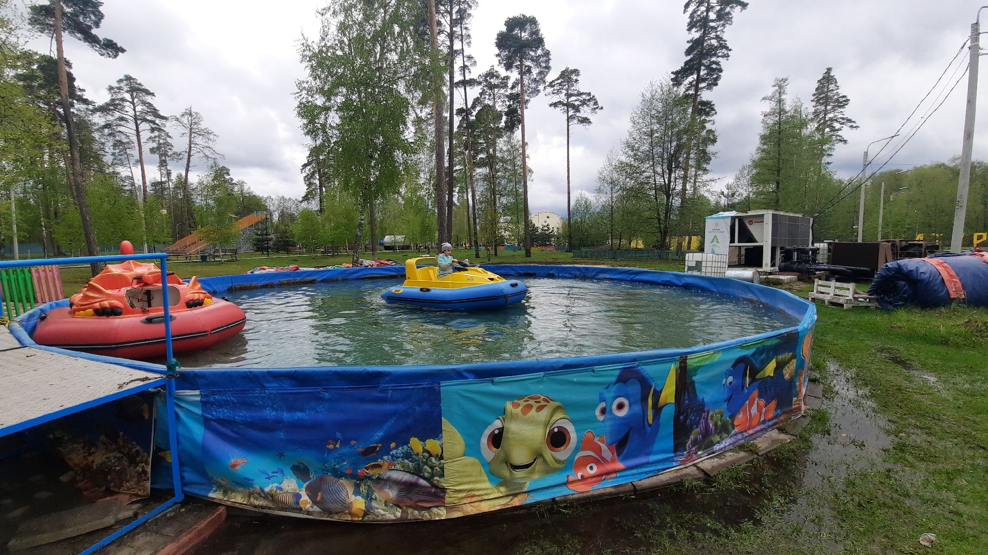 Шатура, парк, им. Гагарина, аттракционы