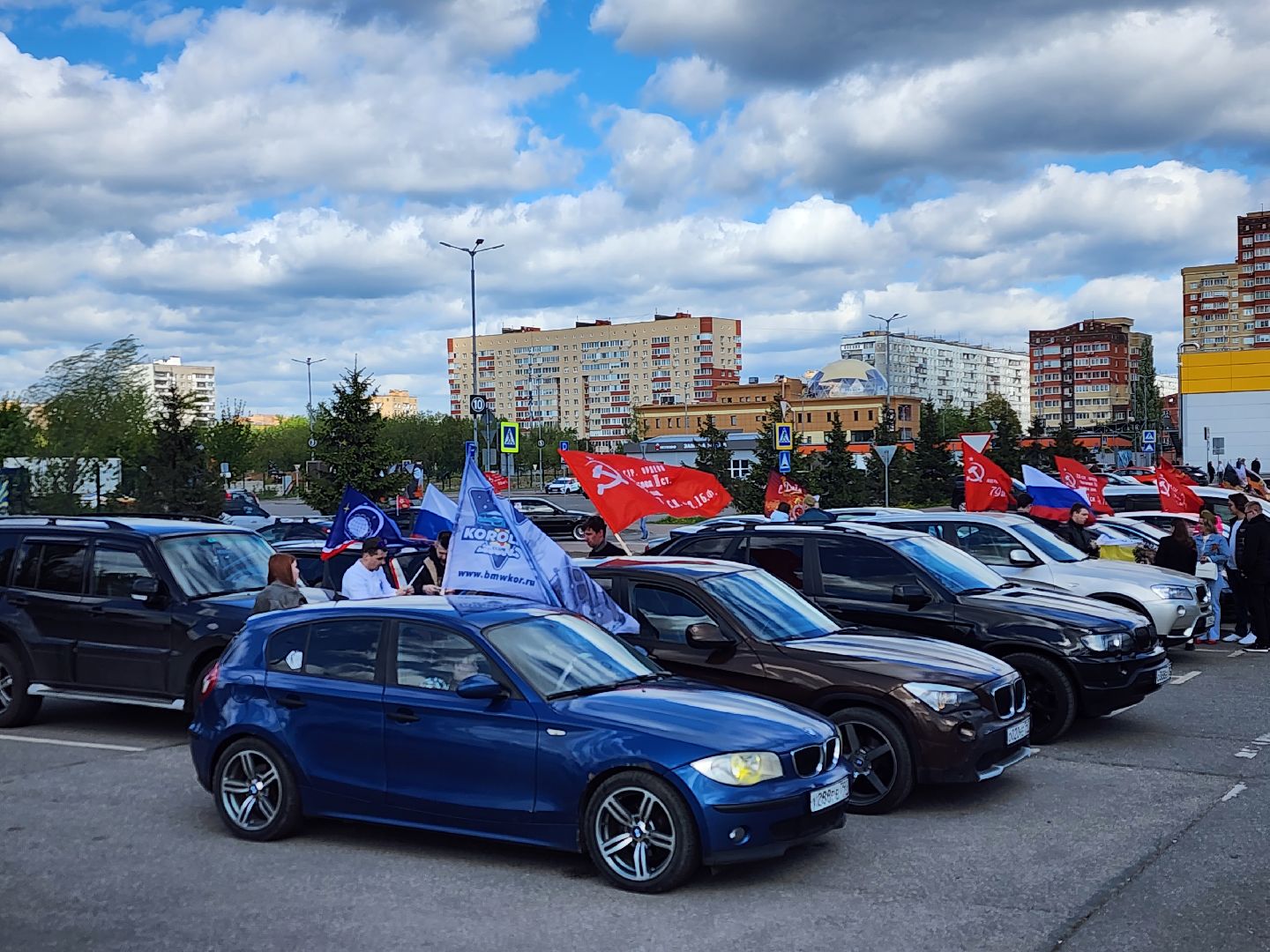 королёв, день победы в королеве , традиционный автопробег 9 мая в королеве,