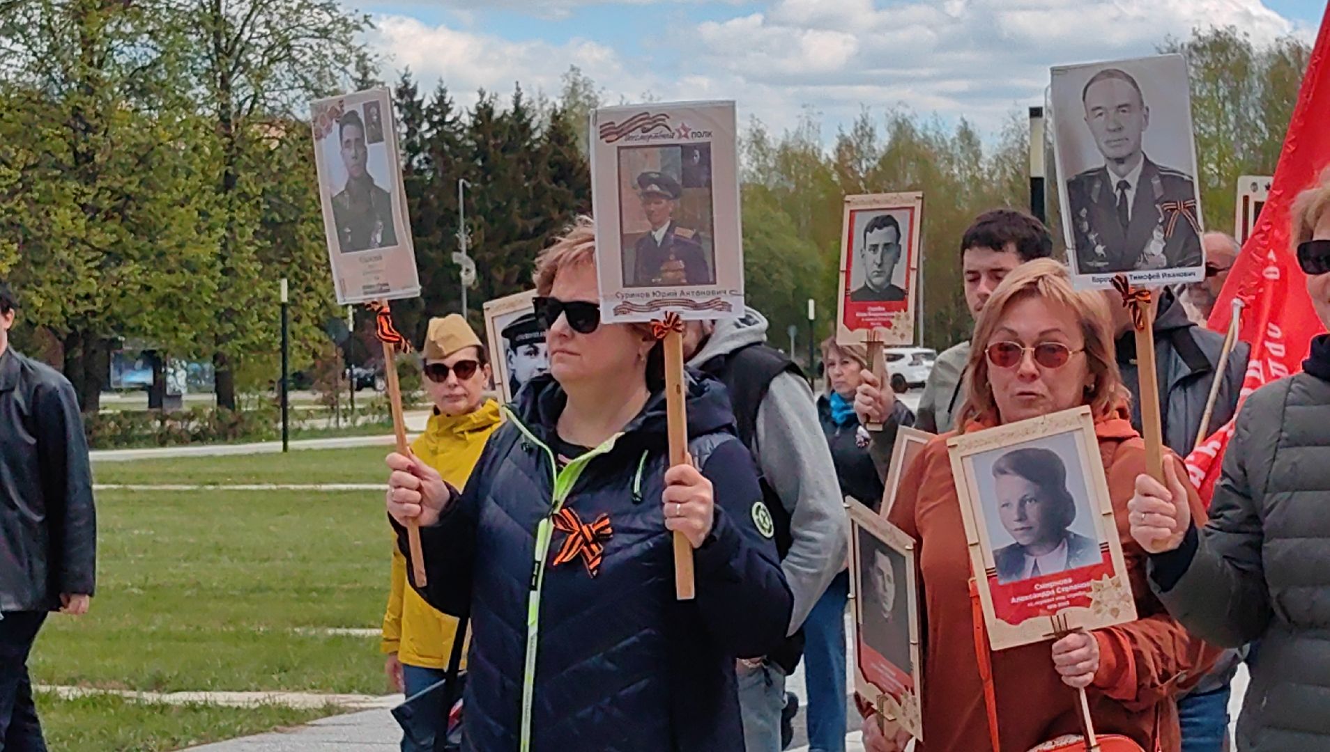 бессмертный полк, портреты, аллея, прадеды, вов, 9 мая,