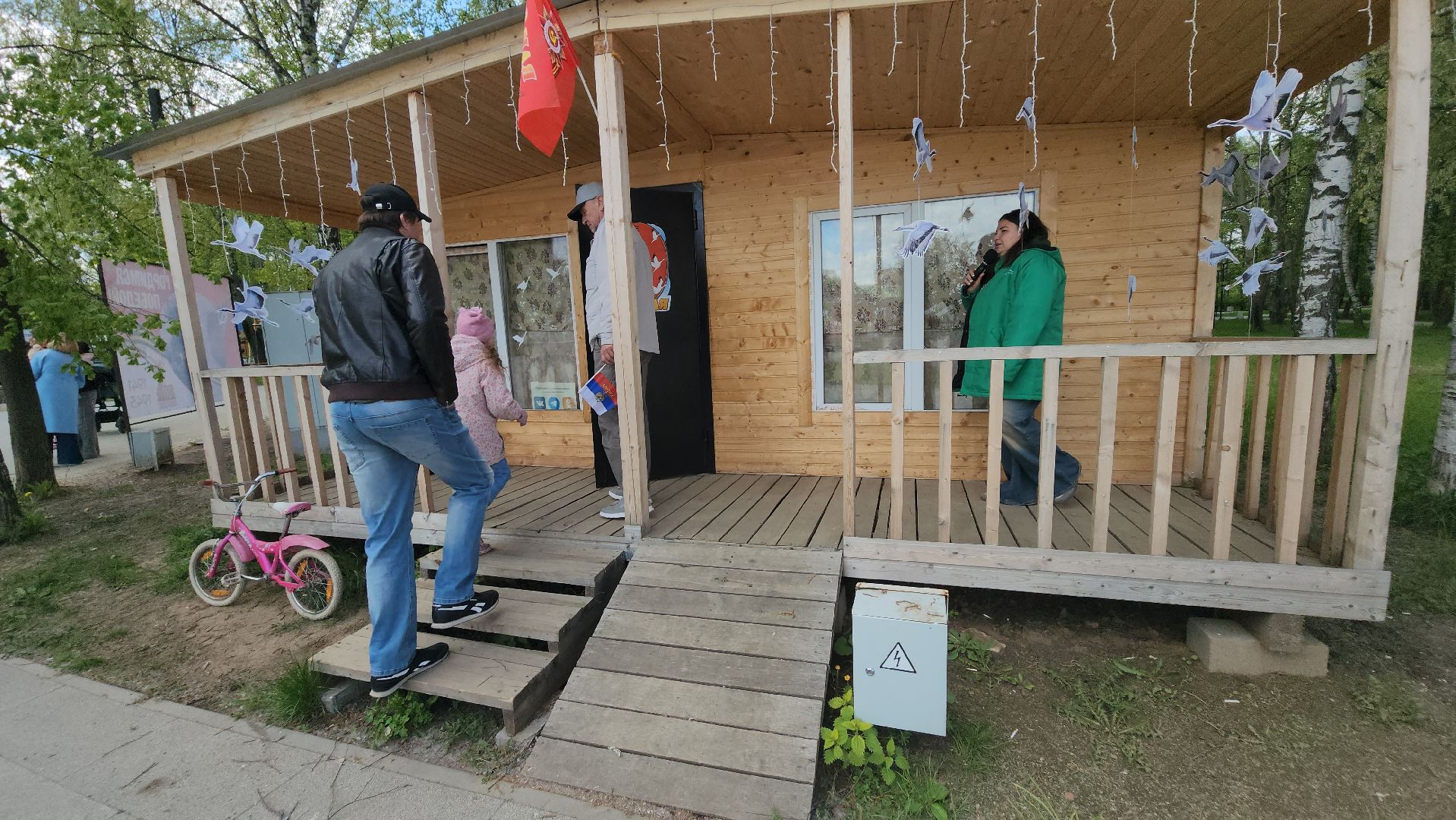 долгопрудный, центральный парк, мастер-классы, дети, день победы, георгиевская лента,