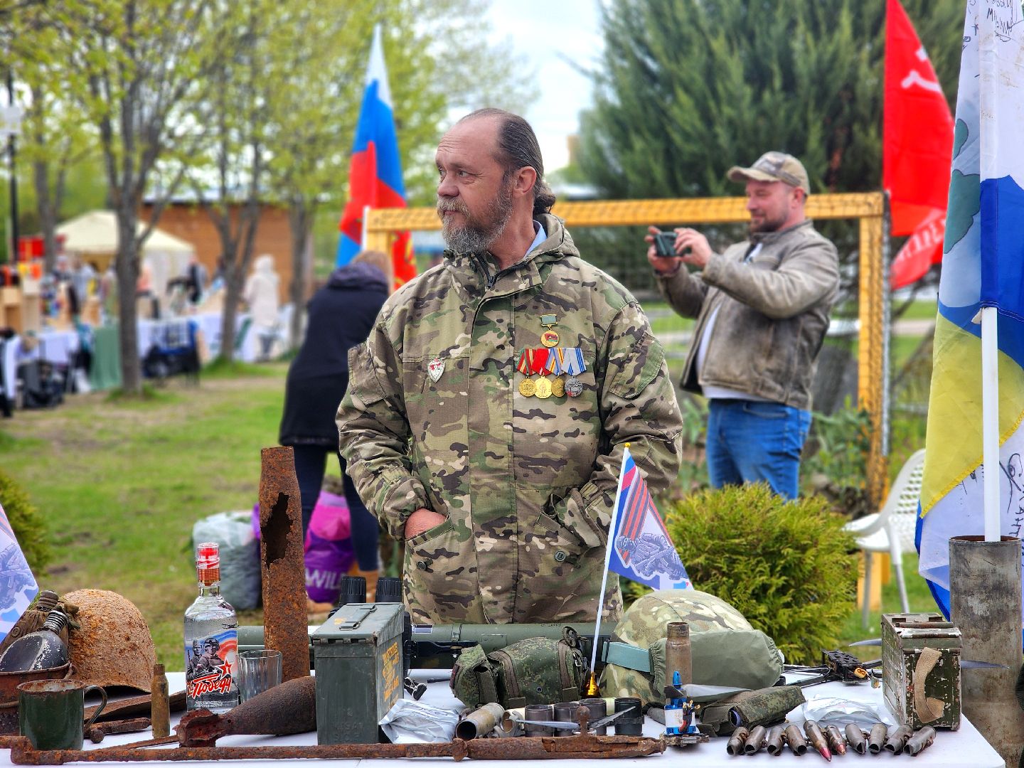 дубна, день победы, 80 лет победы, парк семейного отдыха, реконструкторы,