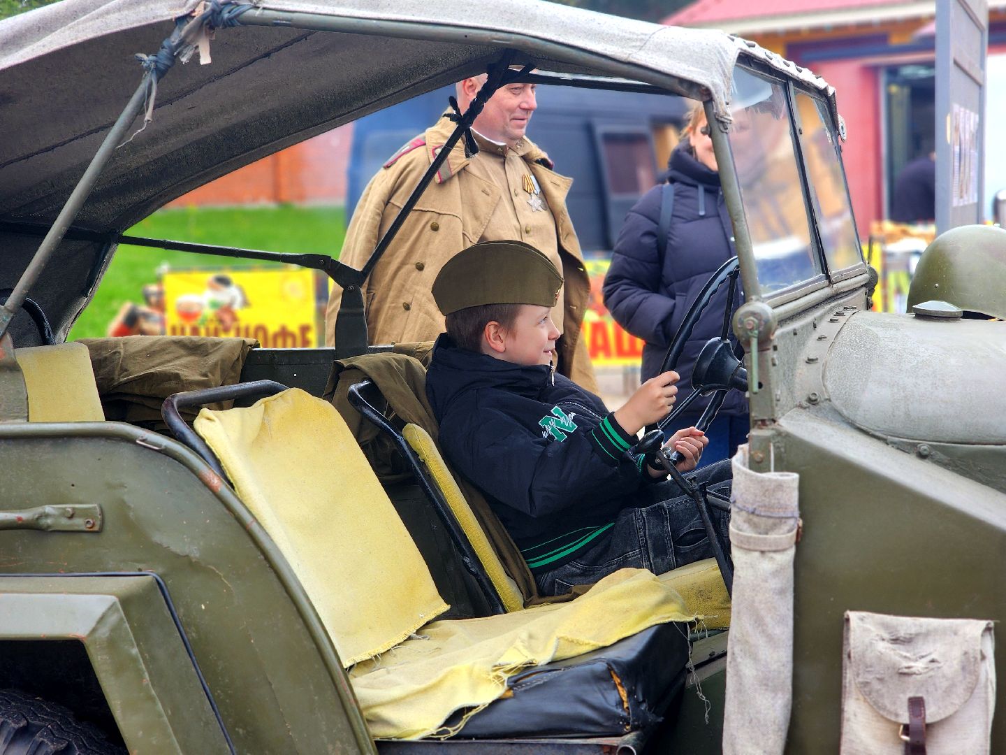 дубна, день победы, 80 лет победы, парк семейного отдыха, реконструкторы,