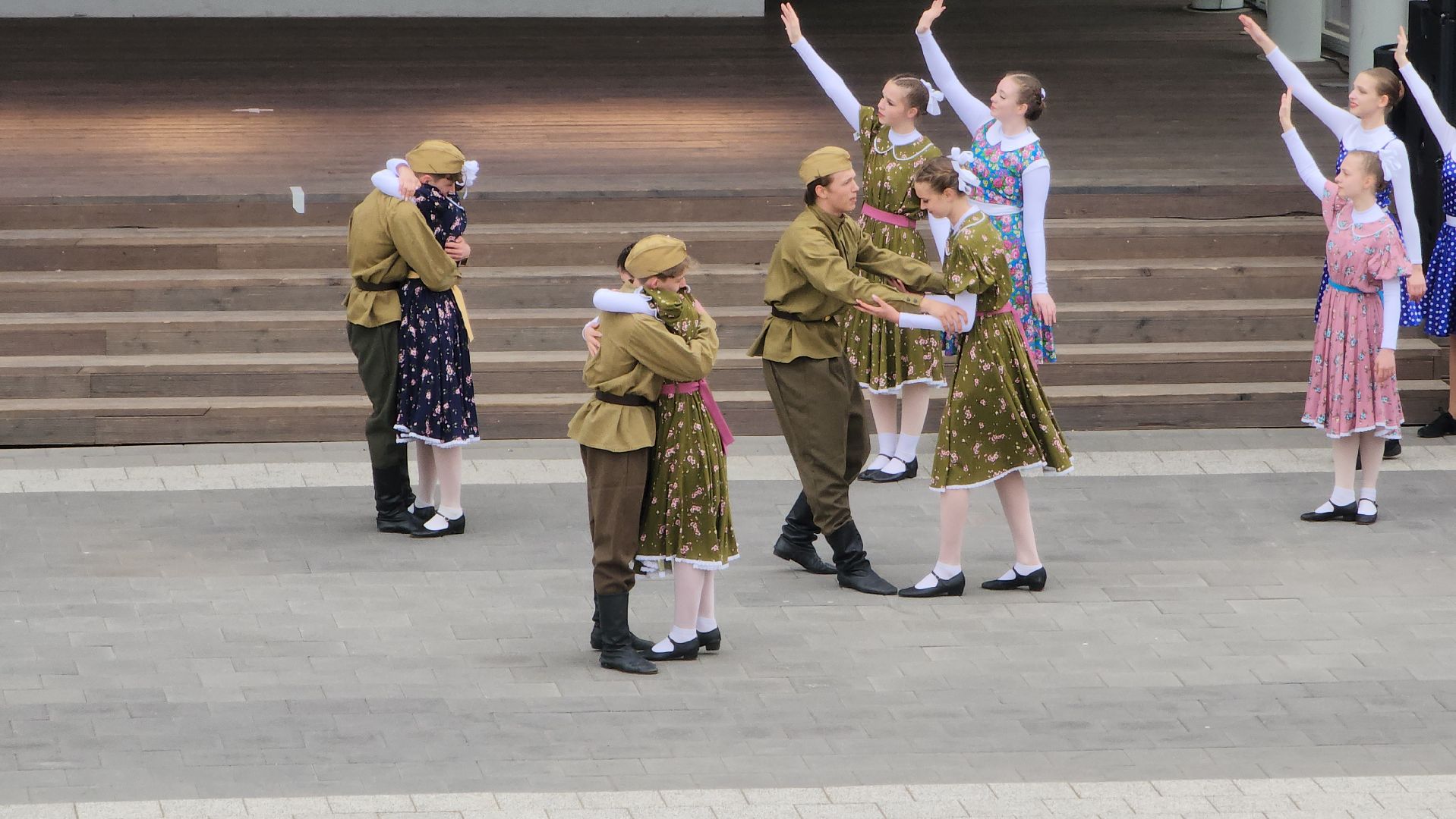 Театрализованный спектакль , 80-летие Победы , Лобня,день победы 2025,