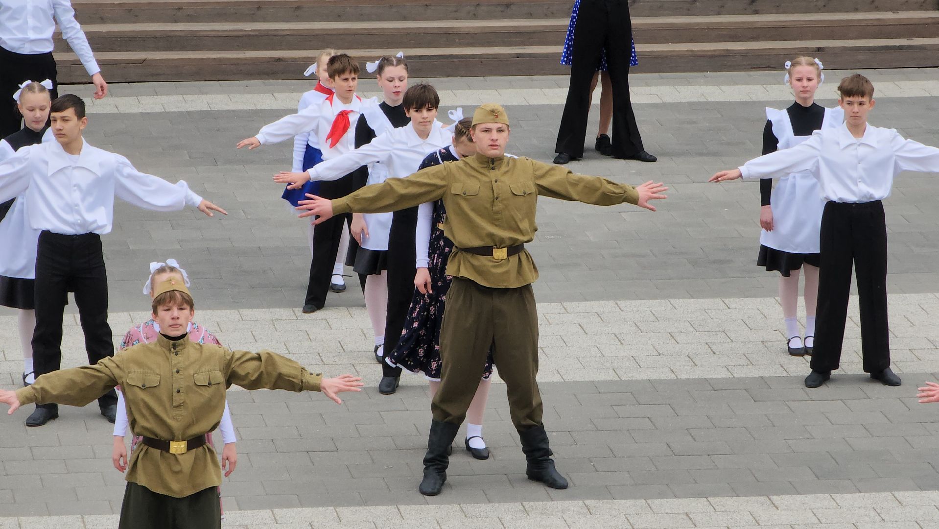Театрализованный спектакль , 80-летие Победы , Лобня,день победы 2025,
