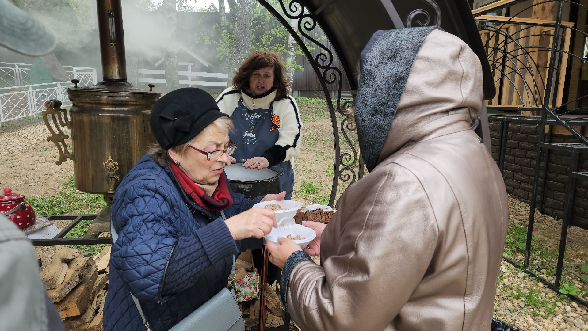 пушкино, экопарк, солдатская каша, день победы, полевая кухня, жители,вертикалки,