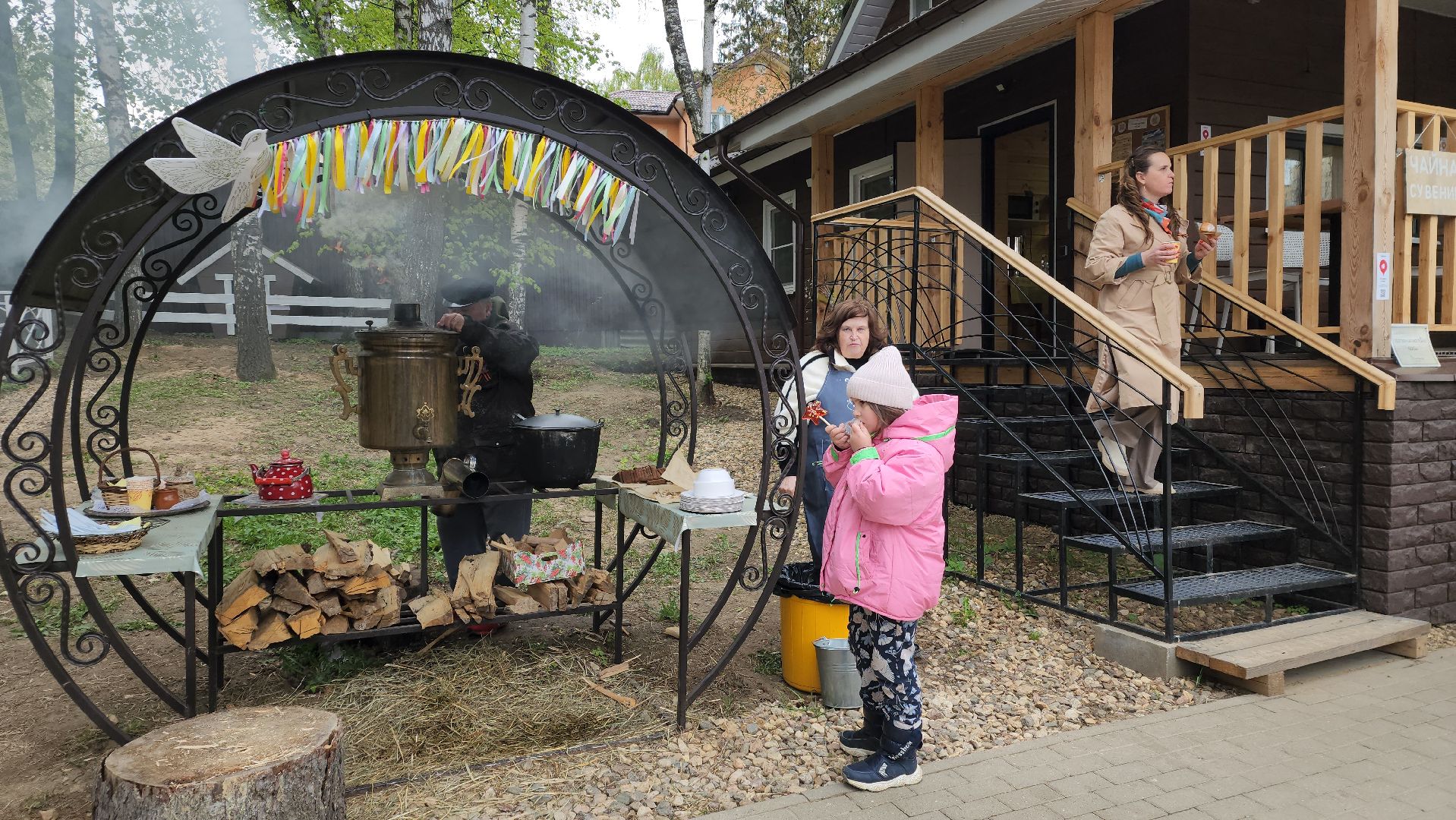 пушкино, экопарк, солдатская каша, день победы, полевая кухня, жители,вертикалки,