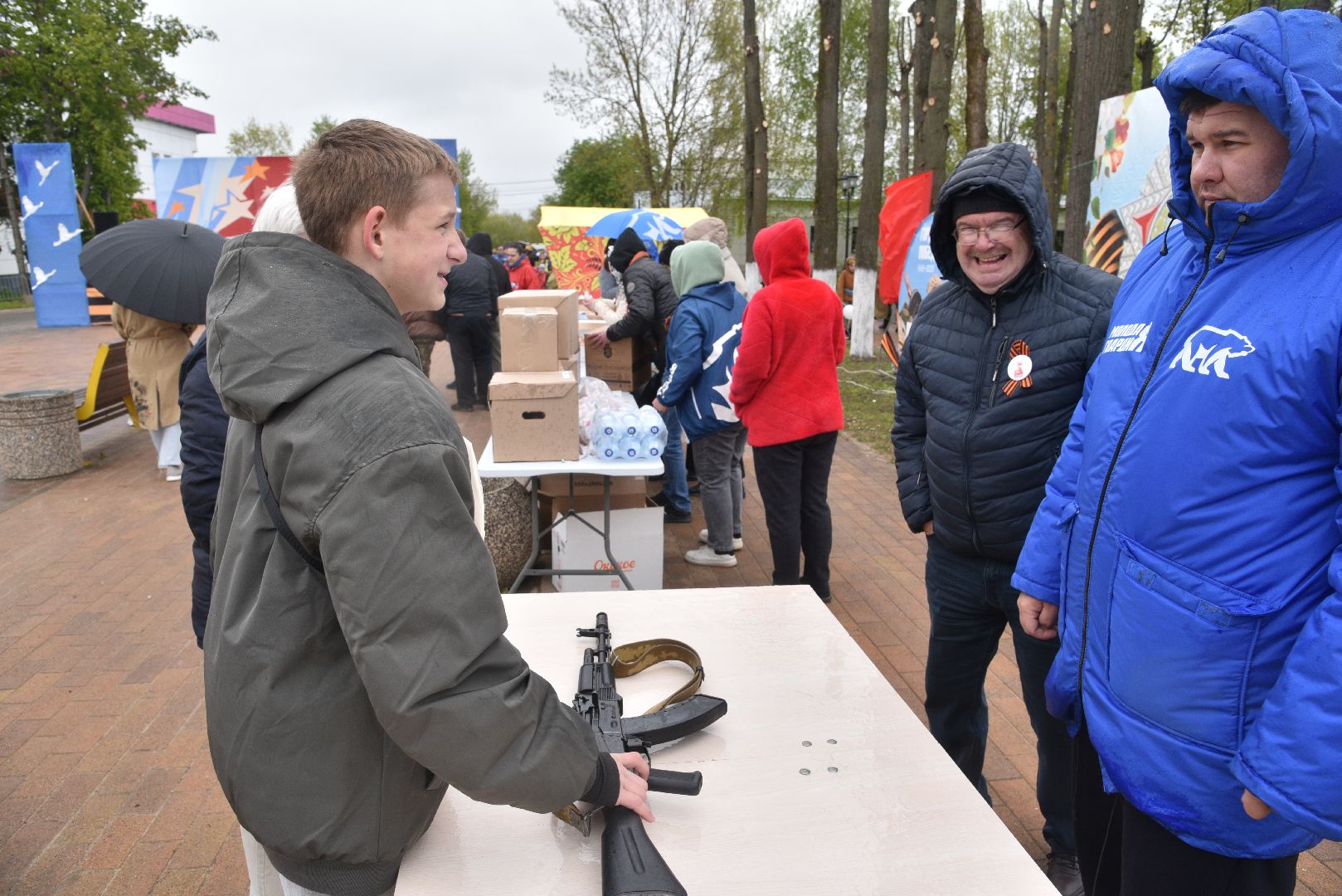 лотошино, день победы, мастер-класс, сборка автомата,