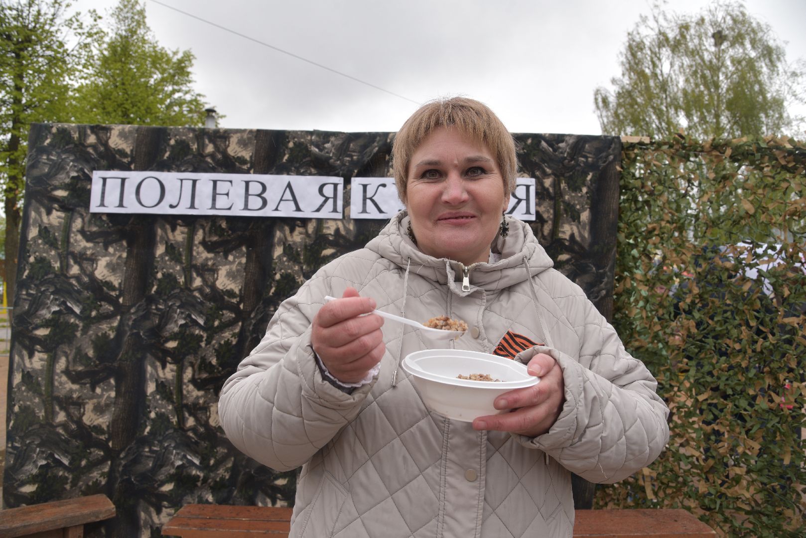 лотошино, день победы, полевая кухня, солдатская каша,