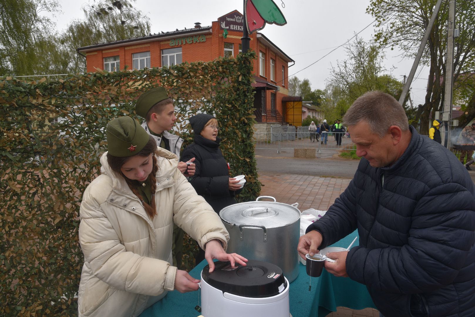 лотошино, день победы, полевая кухня, солдатская каша,